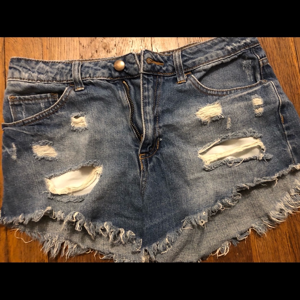 Forever 21 denim shorts